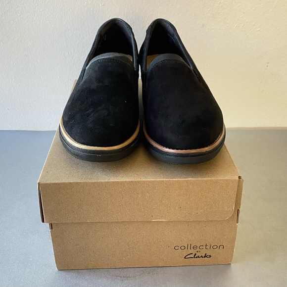 BRAND NEW CLARK LOAFERS COLOR BLACK - SIZE 9 - Picture 3 of 5